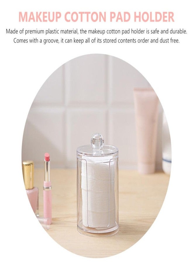 Cyrox Makeup Removal Cotton Pad Storage Box Dispenser Holder Containers for Room, Bathroom, Dressing Table Dispenser, Cosmetics Storage Holder Box (1Pcs) - Image 4