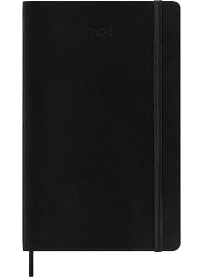 MOLESKINE 2024 Weekly Planner 12M Large Black Soft Cover 5 X 8.25 - Image 2