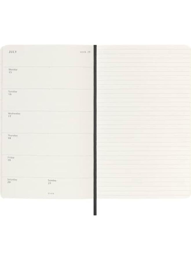 MOLESKINE 2024 Weekly Planner 12M Large Black Soft Cover 5 X 8.25 - Image 4