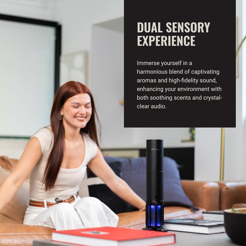 Hotel Collection-Acoustic Studio Pro Scent Diffuser-600 sq ft Coverage-Cold-Air Diffusion Technology Scent Diffuser-Home, Office & Business-Champagne-Works Exclusively with Pro Pod Bottles - Image 5