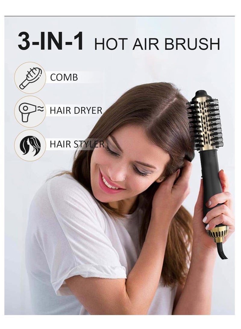 LANDOT LANDOT Hair Blow Dryer Brush and Volumizer, One-Step Hot Air Brush for Drying, Straightening, Volumizing - Image 2