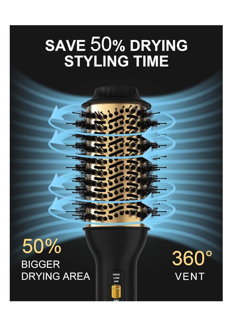 LANDOT LANDOT Hair Blow Dryer Brush and Volumizer, One-Step Hot Air Brush for Drying, Straightening, Volumizing - Image 4