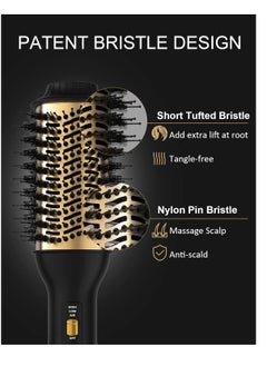 LANDOT LANDOT Hair Blow Dryer Brush and Volumizer, One-Step Hot Air Brush for Drying, Straightening, Volumizing  - Image 5
