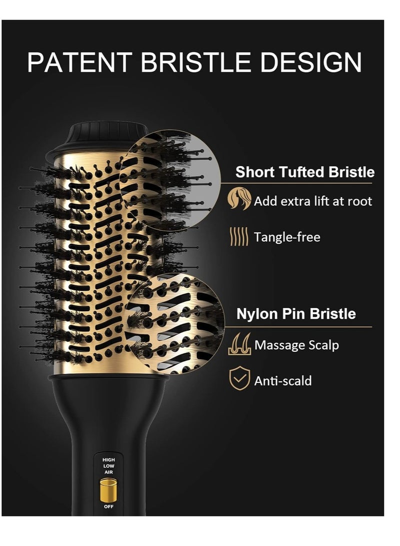 LANDOT LANDOT Hair Blow Dryer Brush and Volumizer, One-Step Hot Air Brush for Drying, Straightening, Volumizing - Image 5