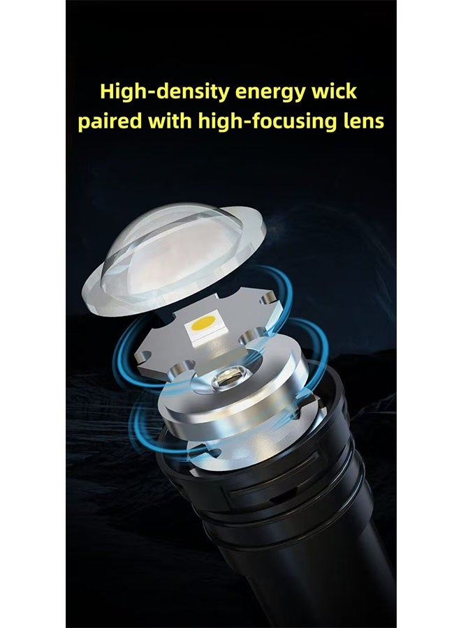 Philips Flashlight with Strong Light, Rechargeable, Ultra-Bright Outdoor Long-Range Light, Portable and Long-Lasting for Home Use - Image 4