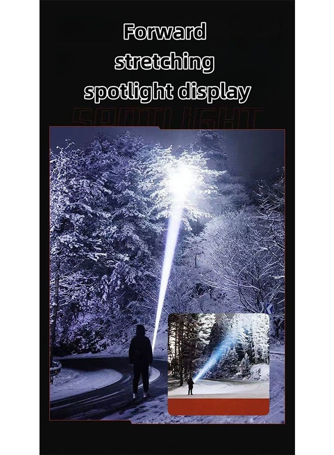 Philips Flashlight with Strong Light, Rechargeable, Ultra-Bright Outdoor Long-Range Light, Portable and Long-Lasting for Home Use - Image 3