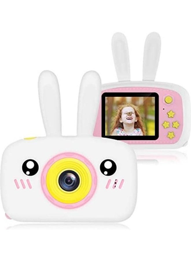 Wallfire Portable Mini Digital Rechargeable Children Camera With Rabbit Cover 