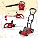 Arrowbash 4 Pcs Toy Gardening Tool Set for Kids Toy Leaf Blower Weed Trimmer Hedge Trimmer Push Lawn Mower Battery Play Set Christmas Birthday Party Gift for Boys Girls - Image 4