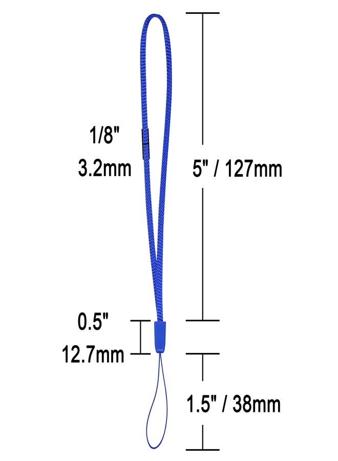ويزدوم برو مجموعة Wisdompro من 20 حبلًا للمعصم، حبل معصم قصير من النايلون الملون بطول 7 بوصات، مناسب لوحدات تخزين USB المحمولة، والمفاتيح، وسلاسل المفاتيح، وبطاقات الهوية، وبطاقات الأسماء، وحاملات البطاقات - ألوان متنوعة - Image 4