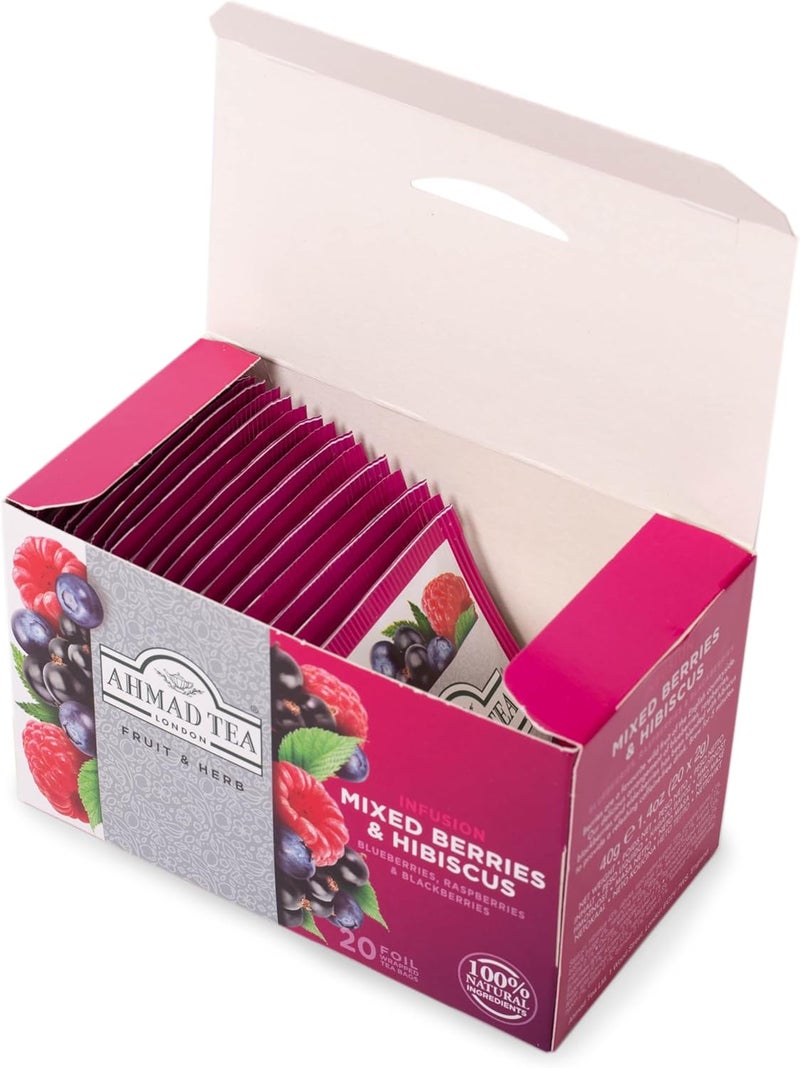 Ahmad Tea Mixed Berries & Hibiscus Infusion - Image 3