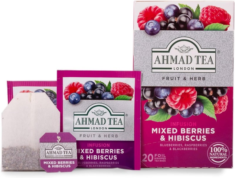 Ahmad Tea Mixed Berries & Hibiscus Infusion - Image 2