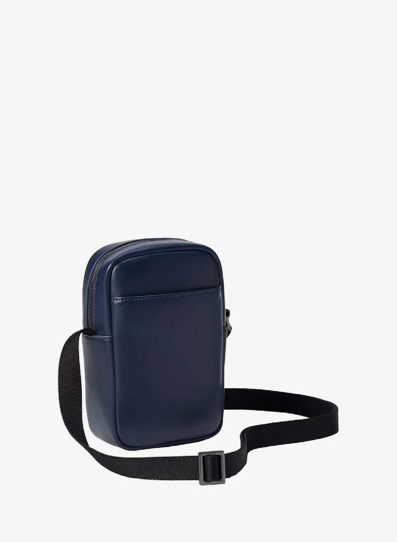Calvin Klein Blue Nights Bold Ck Logo Slim Reporter Bag for Men | Best Price UAE