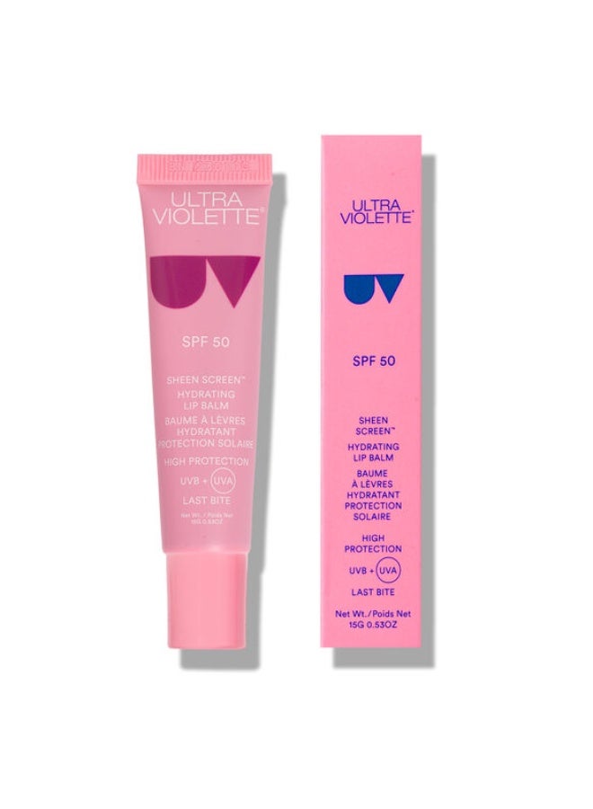 ULTRA VIOLETTE Sheen Screen Hydrating Lip Balm SPF 50 Last Bite 15g - Image 2