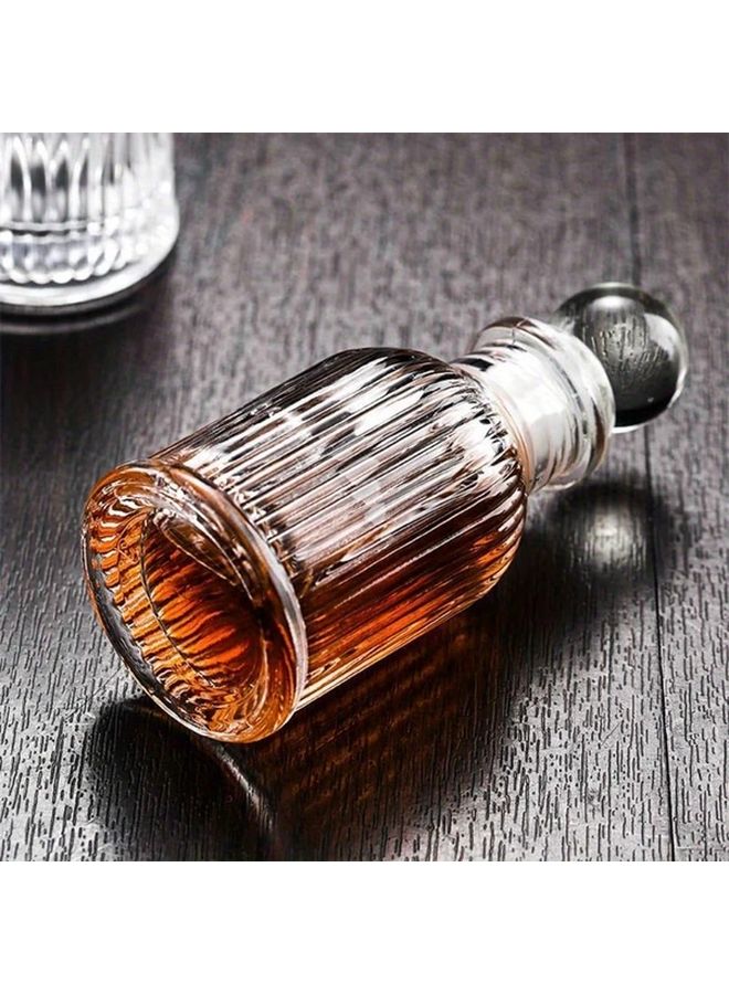 4 قطع من زجاجات الزجاج البيضاوية مع أغطية معدنية لعطر المنزل والديكور - Image 5