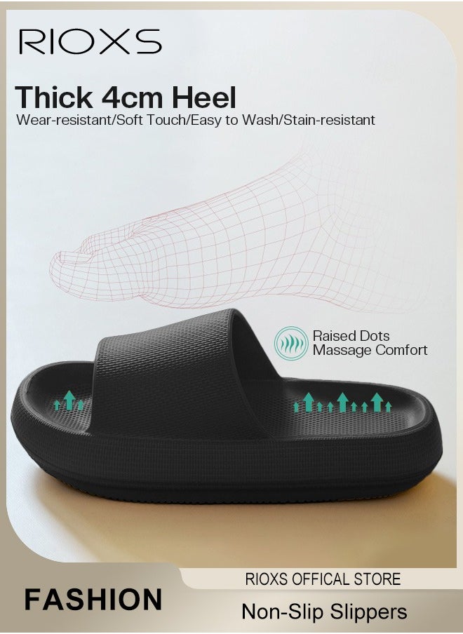 Unisex Slipper, Cloud Slides Pillow Slippers For Women And Men, Shower Slippers Bathroom Sandals, Soft Thick Sole Slippers, Non-Slip Bubble Slides For Men Women Indoor And Outdoor Use, Dorm Room Essentials - https://f.nooncdn.com/p/pzsku/Z5AE120EEAB14084228FEZ/45/_/1733479585/c10e3c6f-1827-41a5-93cb-61e2e59cd765.jpg?width=original