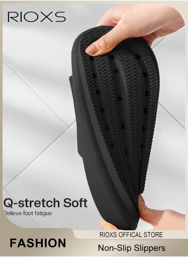 Unisex Slipper, Cloud Slides Pillow Slippers For Women And Men, Shower Slippers Bathroom Sandals, Soft Thick Sole Slippers, Non-Slip Bubble Slides For Men Women Indoor And Outdoor Use, Dorm Room Essentials - https://f.nooncdn.com/p/pzsku/Z5AE120EEAB14084228FEZ/45/_/1733479701/50129088-a48c-41d9-bda4-463b22830f66.jpg?width=original