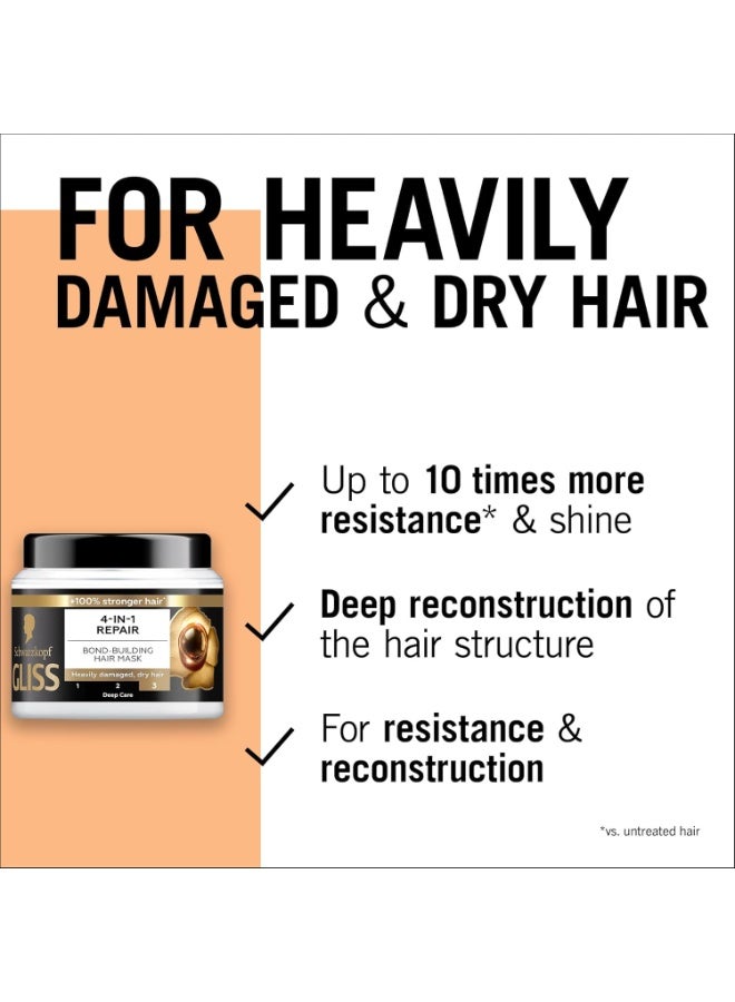 شوارزكوف قناع الشعر جليس 4 في 1 لإصلاح وبناء الروابط 400 مل - Image 4