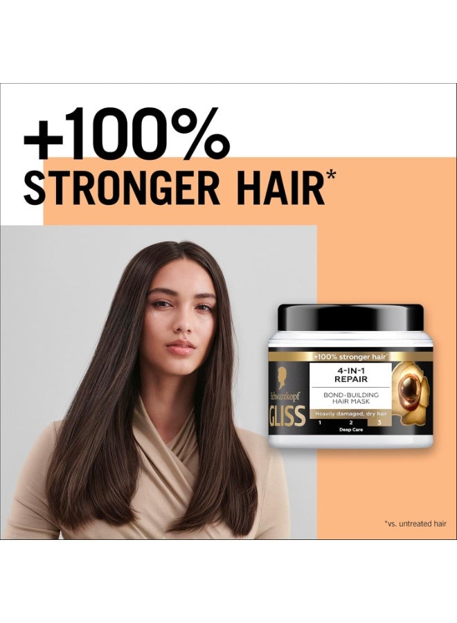 شوارزكوف قناع الشعر جليس 4 في 1 لإصلاح وبناء الروابط 400 مل - Image 3