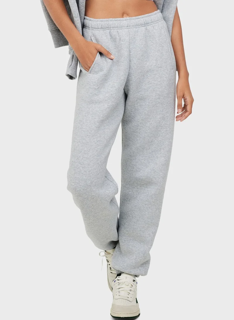 Aerie High Waist Cuffed Sweatpants