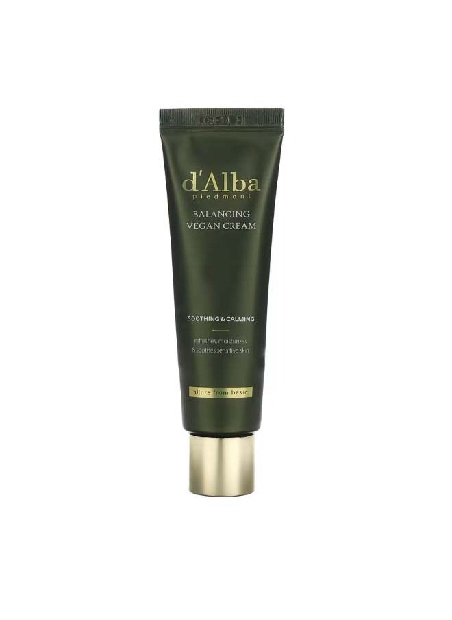 d'Alba - Balancing Vegan Cream 1.85 fl oz 55 ml - Image 1