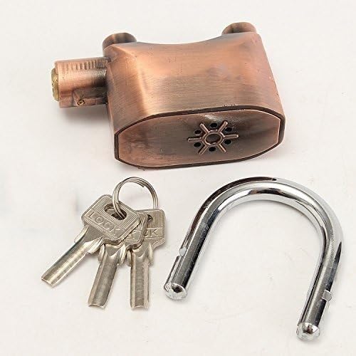 Hoaxer Hoaxer Alarm Lock Universal Security AntiTheft Padlock  - Image 2