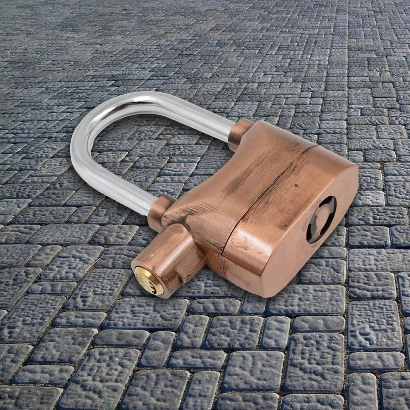 Hoaxer Hoaxer Alarm Lock Universal Security AntiTheft Padlock  - Image 1