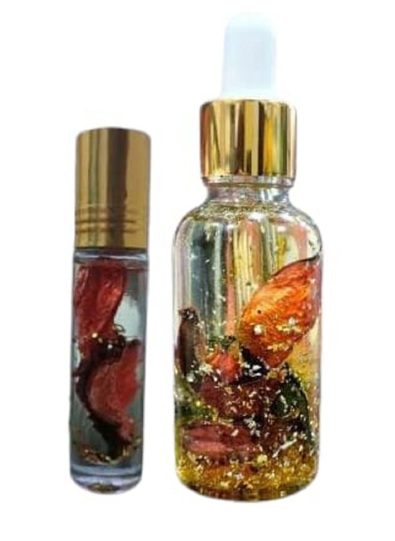Generic Perfumed Massage Oil, Natural Oils For Sensitive Bikini Areas, 2 pieces  - Image 1