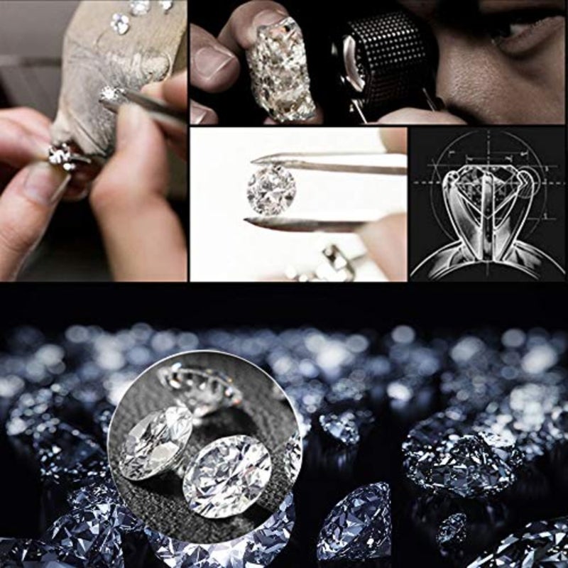 Diamond Soft Leather Anti-Slip Steering Wheel Cover with Bling Bling Crystal Rhinestones, Universal 15 Inch for Women Girls, Fit Vehicles, Sedans, SUVs, Vans, Trucks - Black - Image 5