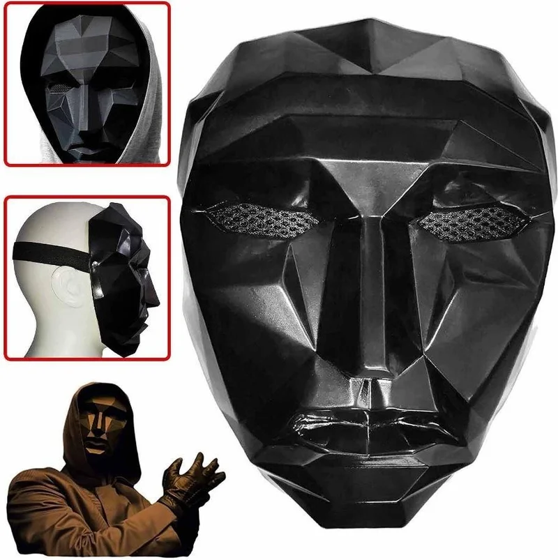 Masho Trend Administrator Squid Game Mask - Squid Game Player Mask - Boss Mask - Squid Game Boss Mask