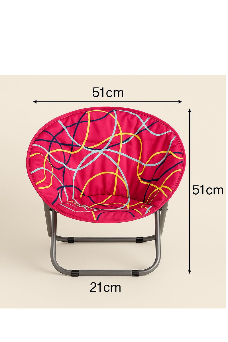 GO2CAMPS Kids Camping Chair with Cushion Padded Seats | Child Camping Chair | Moon Camping Chair Lightweight, Foldable Chair for Kids, Comfortable Seating for Kids Camping Trips - Image 4