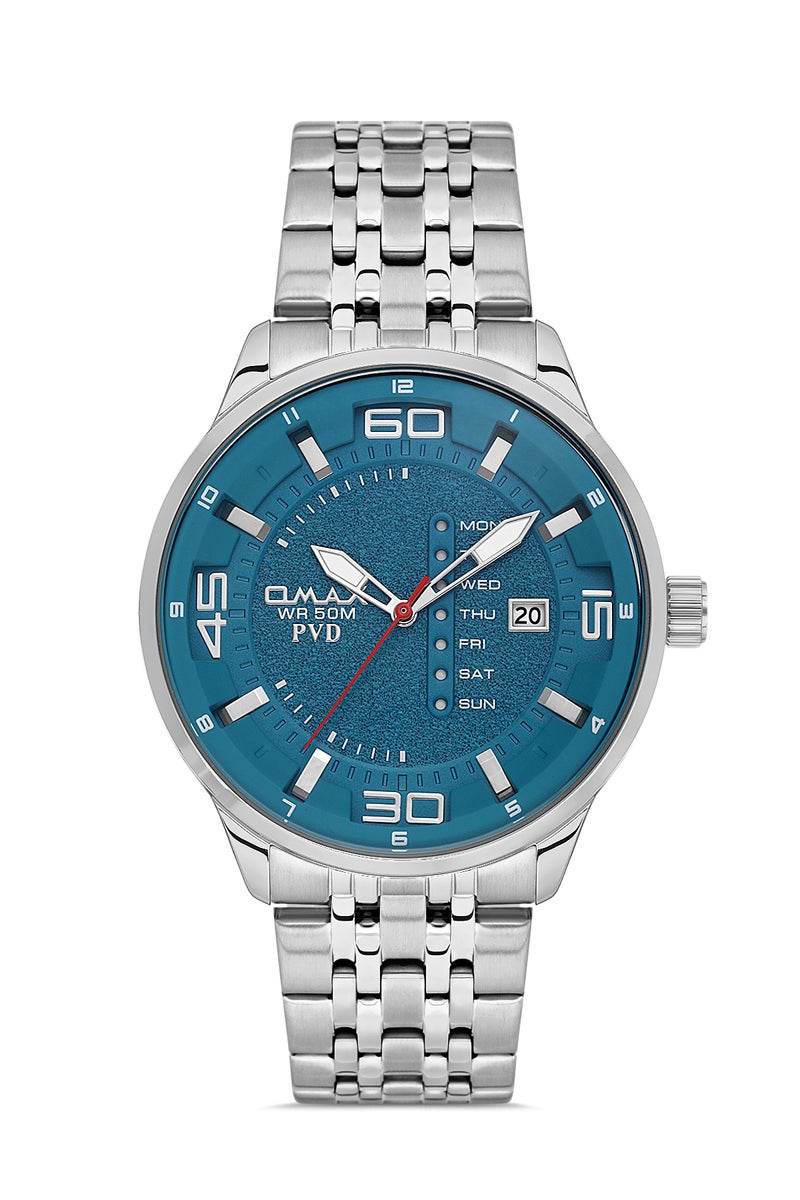 OMAX Men's Wrist-Watch | Analog | Stainless Steel Band | Elegant Design - Image 1
