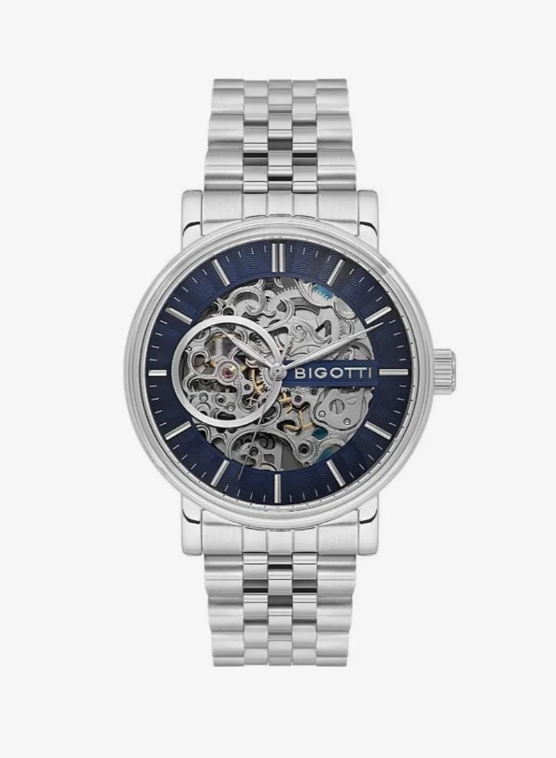 Bigotti Bigotti - Raffinato Men Watch | Stainless SteelSteel Case | Analog | Round Dial | Mineral Glass | Automatic | Water Resistant 50 Meters