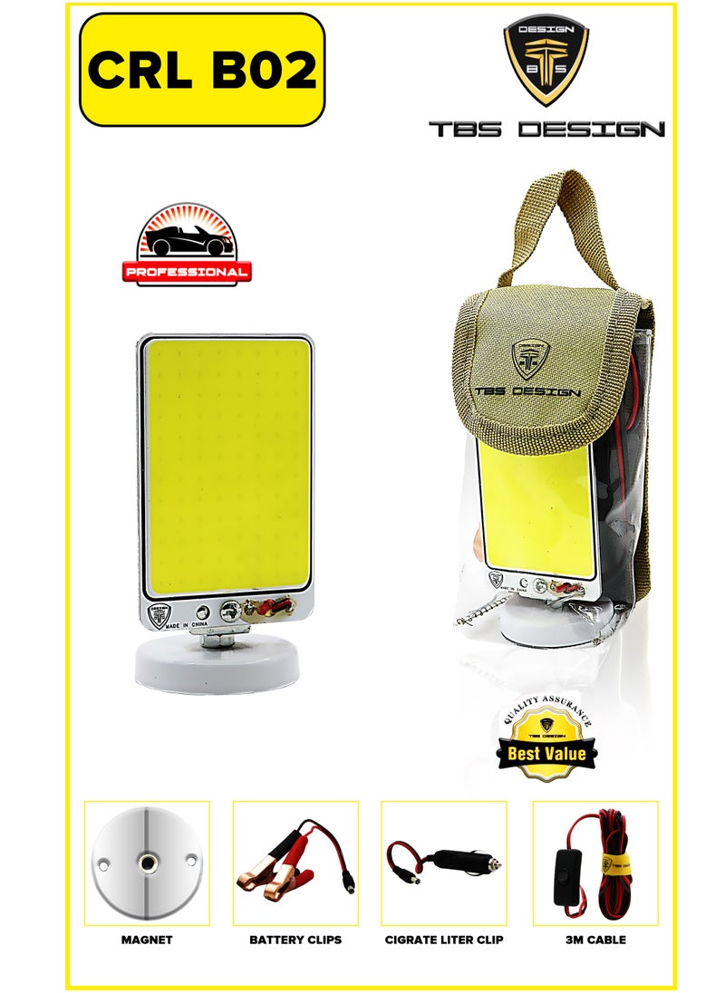 TBS DESIGN TBS CRL-B02 360° Light Portable Work Light LED Camping Lantern Multicolor with Magnetic Base  - Image 4