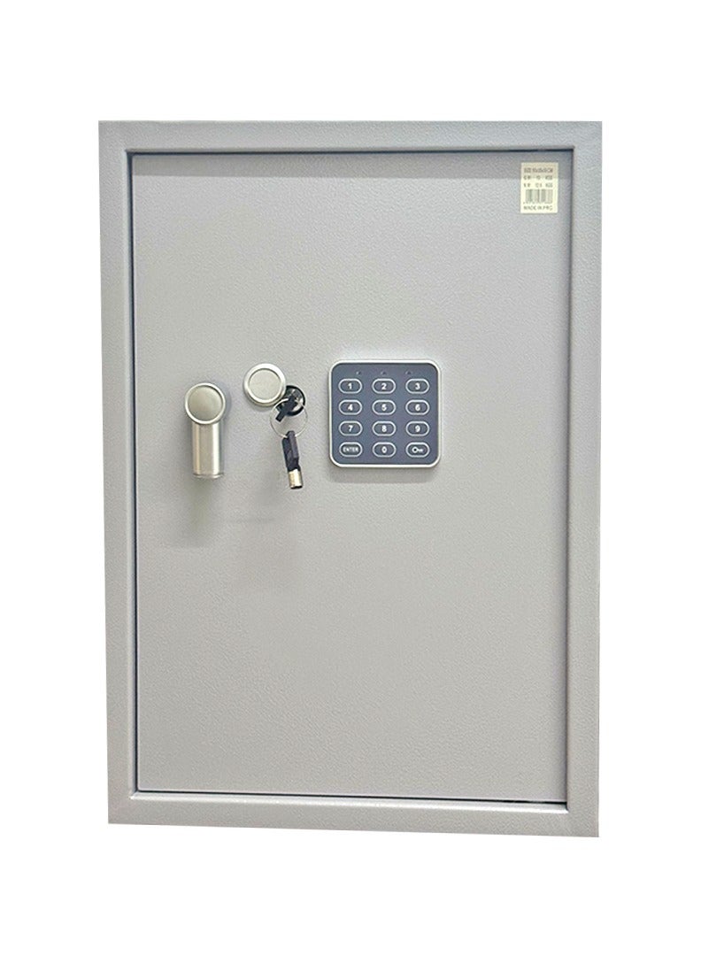 خزنة أمنية رقمية فاخرة مقاومة للحرائق ، مزودة بلوحة أرقام الكترونية وقفل ومفتاح مادي  50*35*30 سم - Image 3