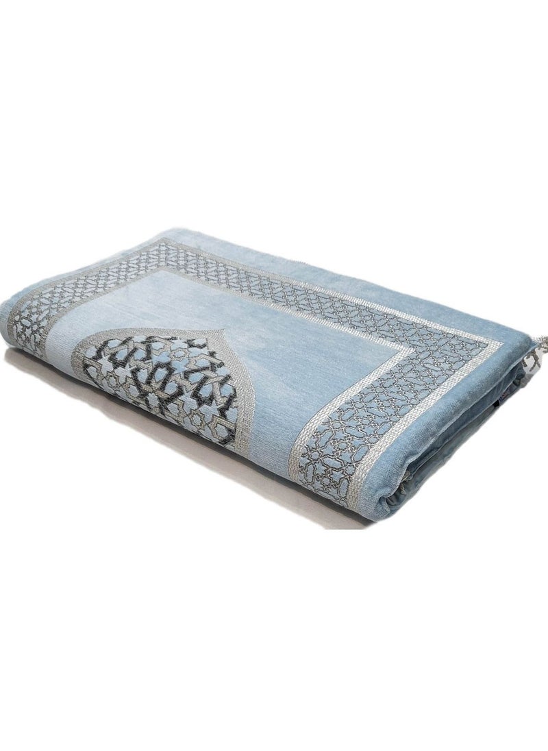 Museum Museum Large Size Memory Foam Prayer Mat.Turkish Comfortable Prayer Rug .Islamic Mihrab Design Sajadah with Foam  - Image 2