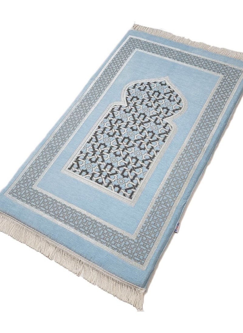 Museum Museum Large Size Memory Foam Prayer Mat.Turkish Comfortable Prayer Rug .Islamic Mihrab Design Sajadah with Foam  - Image 3