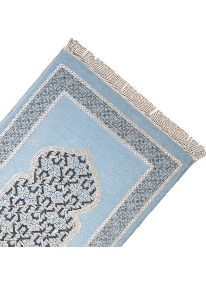 Museum Museum Large Size Memory Foam Prayer Mat.Turkish Comfortable Prayer Rug .Islamic Mihrab Design Sajadah with Foam  - Image 4