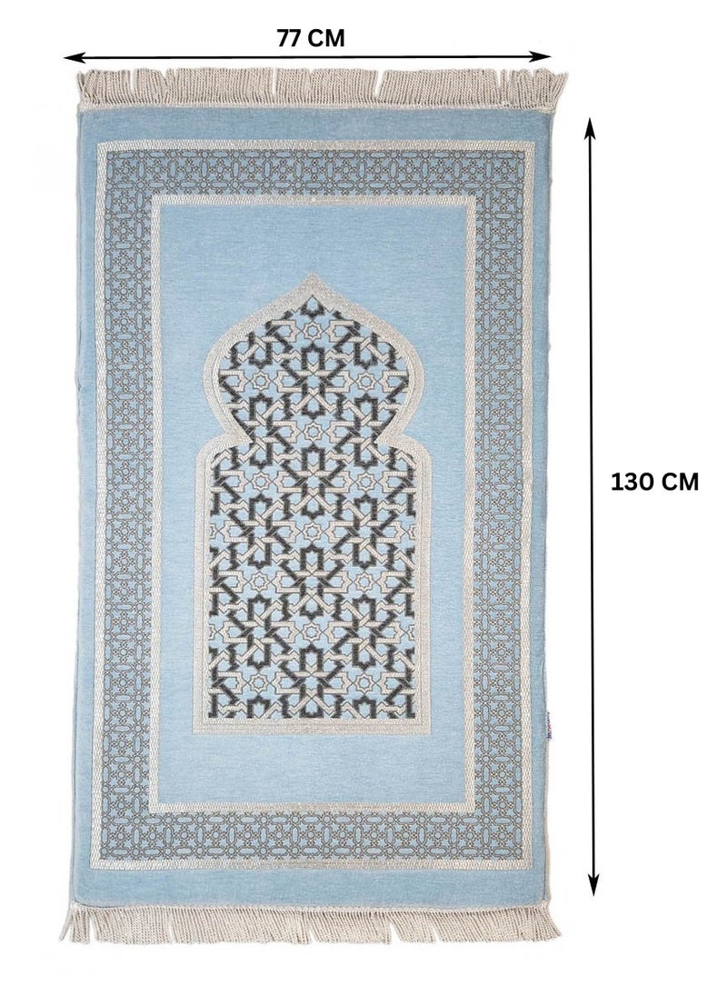 Museum Museum Large Size Memory Foam Prayer Mat.Turkish Comfortable Prayer Rug .Islamic Mihrab Design Sajadah with Foam  - Image 5