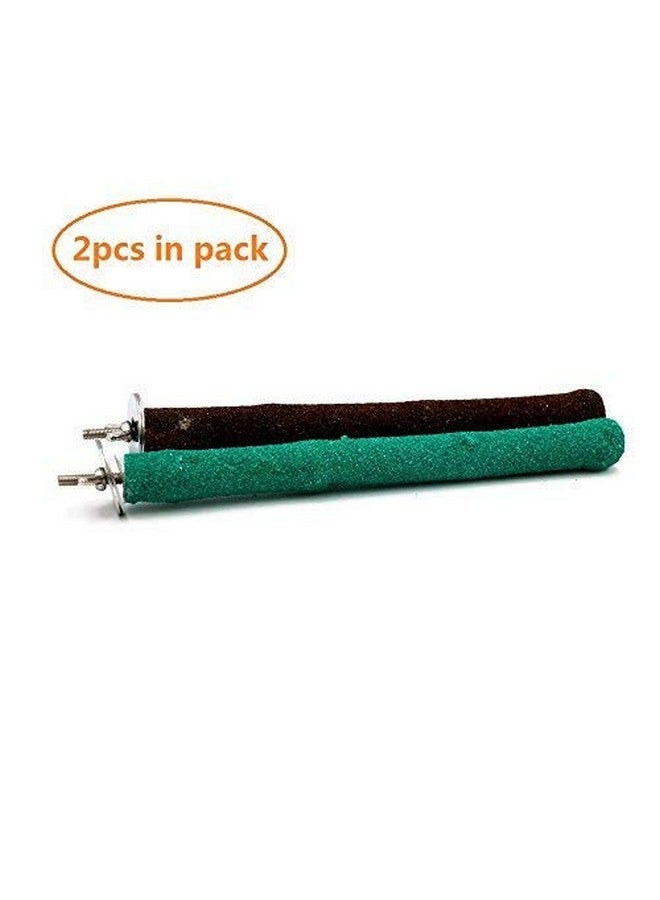 ويستيرن إرا مجموعة من 2 مقعد/حامل/لعبة رملية خشبية آمنة للطيور (خفيفة الوزن) (الحجم - 10 بوصة) - Image 3