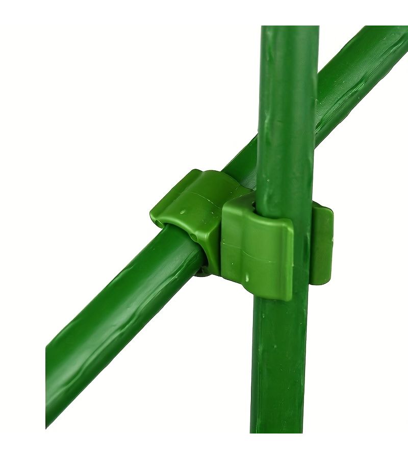 30 360 Degree Adjustable Plant Support Clips 11mm Green for Climbing Vines Garden - Image 5