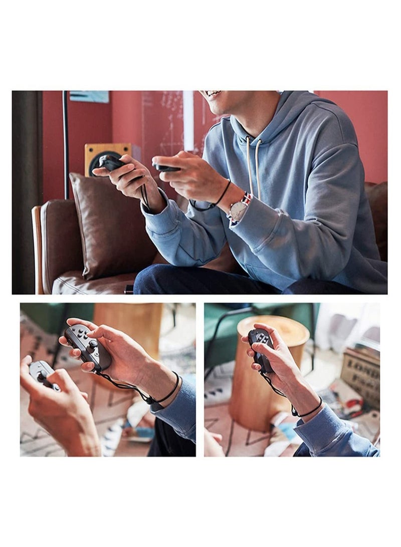 KASTWAVE Wrist Straps for Joycon, 2 Pcs Essential Replacement Accessories for Switch Joycons, for Switch/LED Wrist Strap, for Joycon Handle Hanging Strap (Black) - Image 3