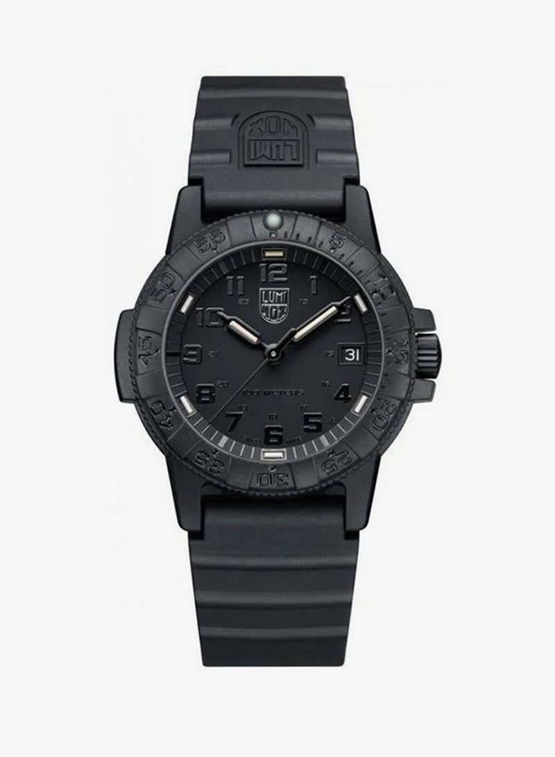 Luminox Unisex Analog Round Shape Rubber Wrist Watch XS.0301.BO.L - 39 Mm - Image 1