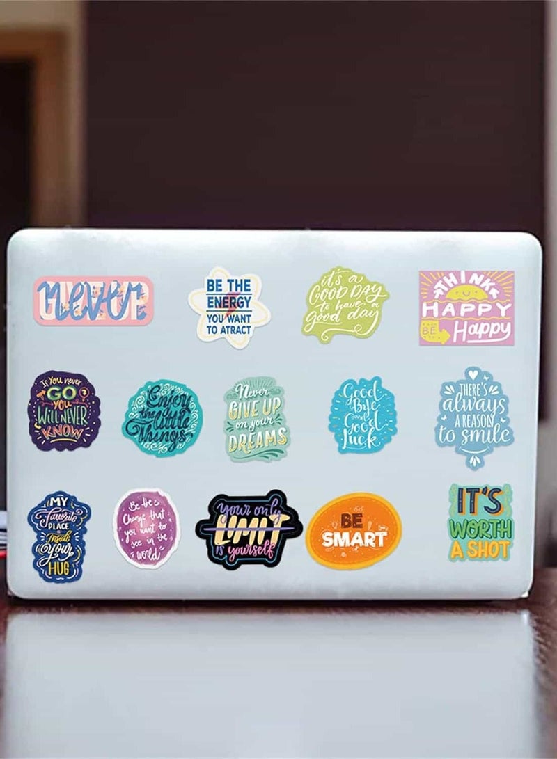 ميتوي 50 قطعة الإنجليزية تحفيزية ملصقا ، ملهمة الكلمات ملصقات - Image 5