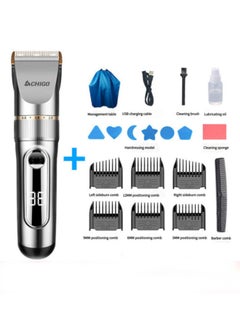 CHIGO Professional Barber Waterproof Electric Hair Clipper Cordless Rechargeable Men Groin Body Hair Trimmer  - Image 1