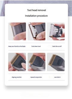 CHIGO Professional Barber Waterproof Electric Hair Clipper Cordless Rechargeable Men Groin Body Hair Trimmer  - Image 5
