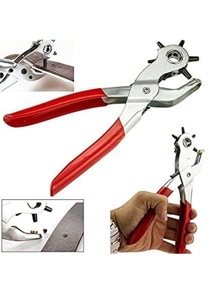 POPSHY POPSHY Manual Revolving Punch Hole Pillar Puncher Maker Machine For Leather Craft Belt Watch Bands Bags Dog Collars  - Image 5