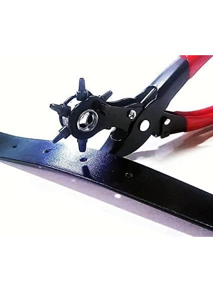 POPSHY POPSHY Manual Revolving Punch Hole Pillar Puncher Maker Machine For Leather Craft Belt Watch Bands Bags Dog Collars  - Image 4