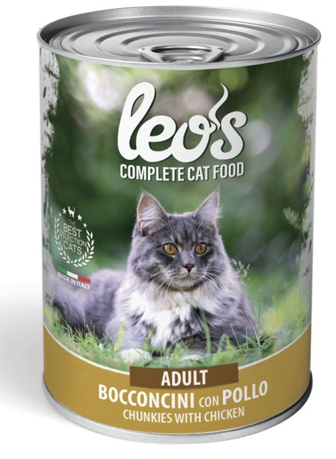 ليو طعام متكامل للقطط البالغة بالدجاج 415 جرام - Image 1