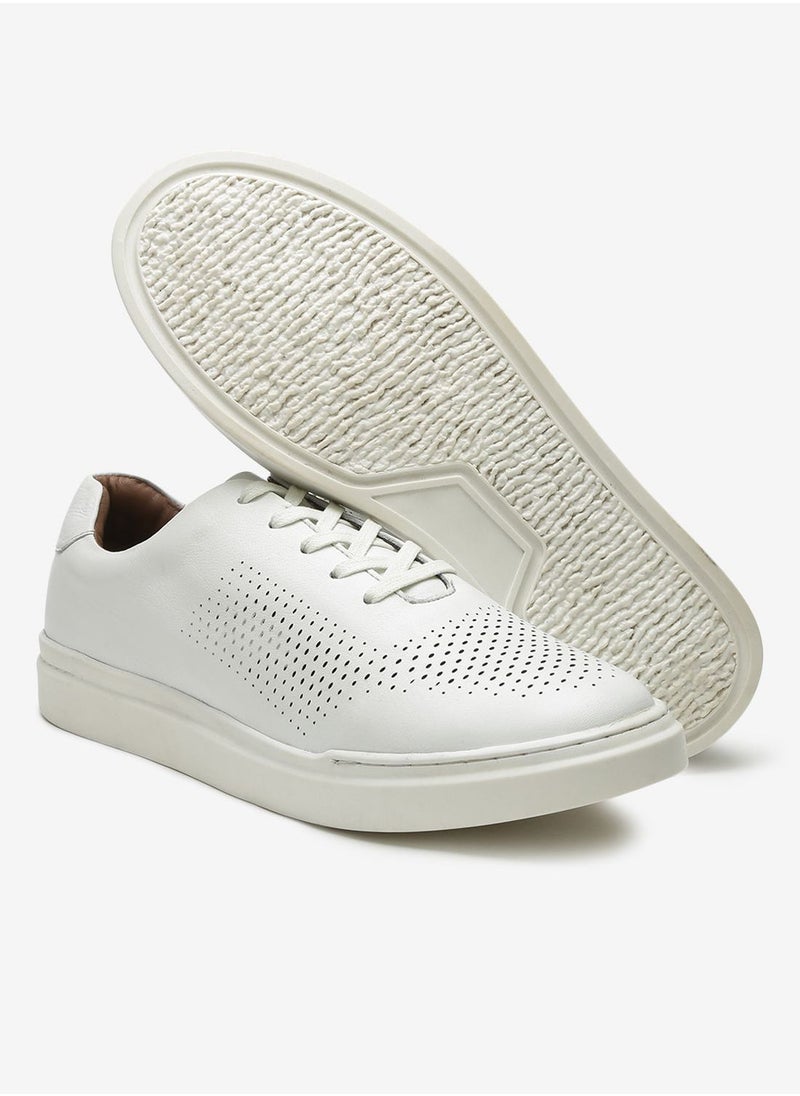 Hush Puppies Leather Low Top Sneakers  - Image 4