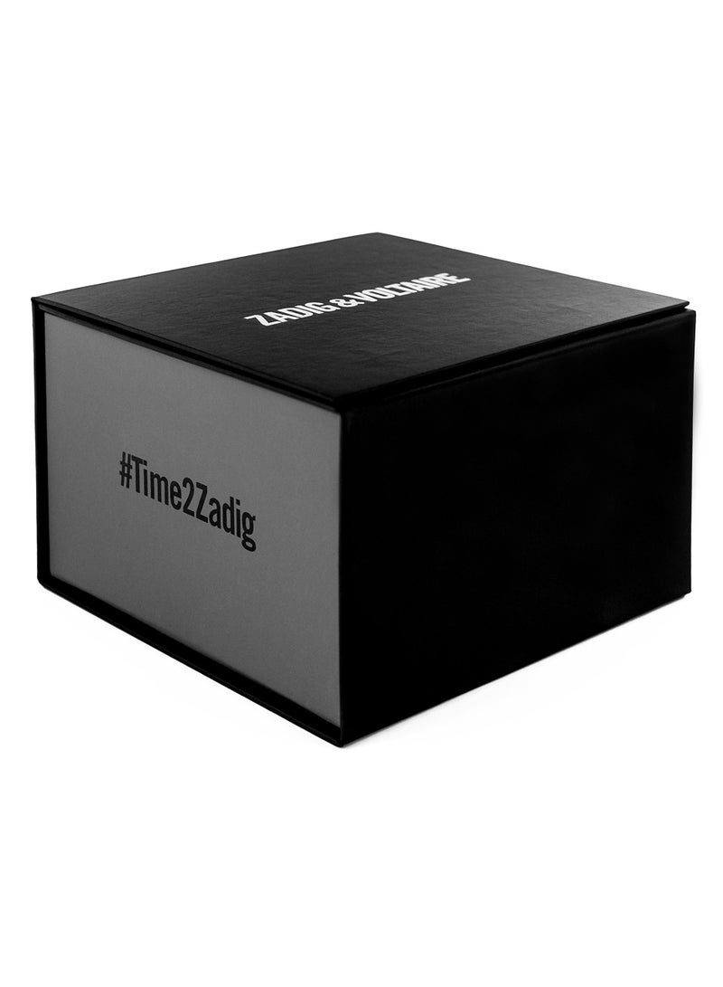 ZADIG & VOLTAIRE Woman Zadig & Voltaire Watch with Miyota  Movement 36 mm, Silver-burgundy, ZVF235 - Image 3